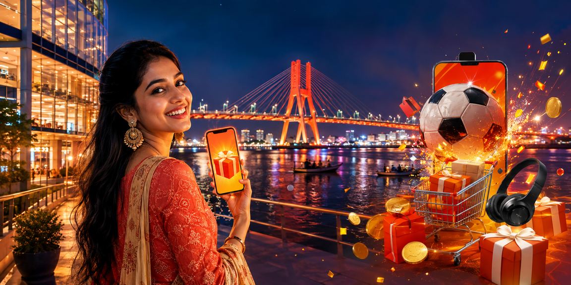 Mobile payment lottery event with a Bangladeshi model in Barishal